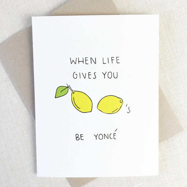 Chalkscribe - Lemonade Greeting Card - Two Penny Blue