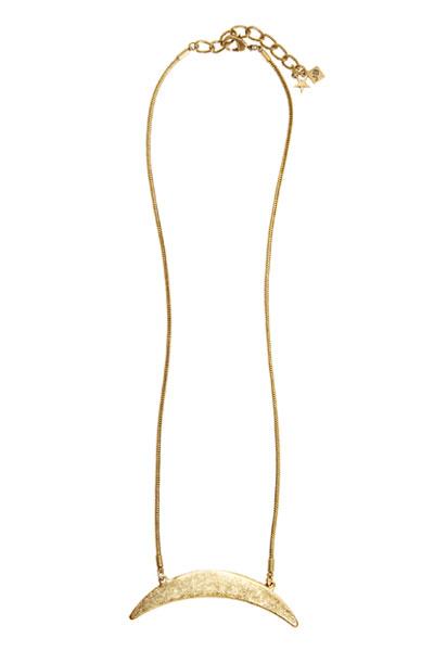 Crescent Moon Necklace - Two Penny Blue