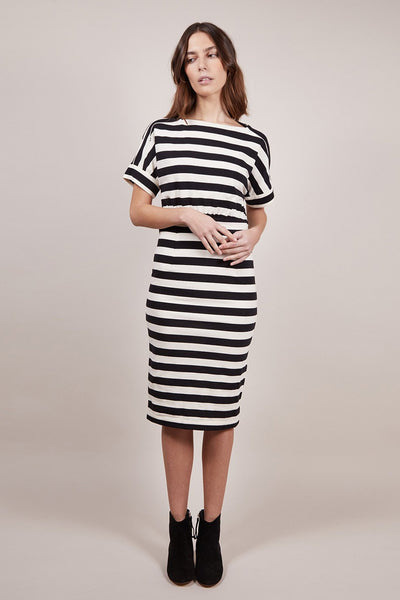 Easy Summer Striped Black and White Dress – Two Penny Blue Easy Summer Striped Black and White Dress – Two Penny Blue