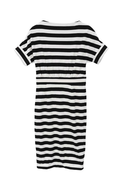Easy Summer Striped Black and White Dress Two Penny Blue Easy Summer Striped Black and White Dress Two Penny Blue