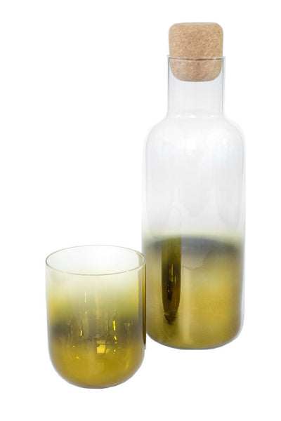 Golden Ombre Glass - Two Penny Blue