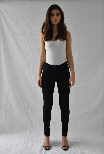 Rocket High Rise Skinny - Galaxy - Two Penny Blue