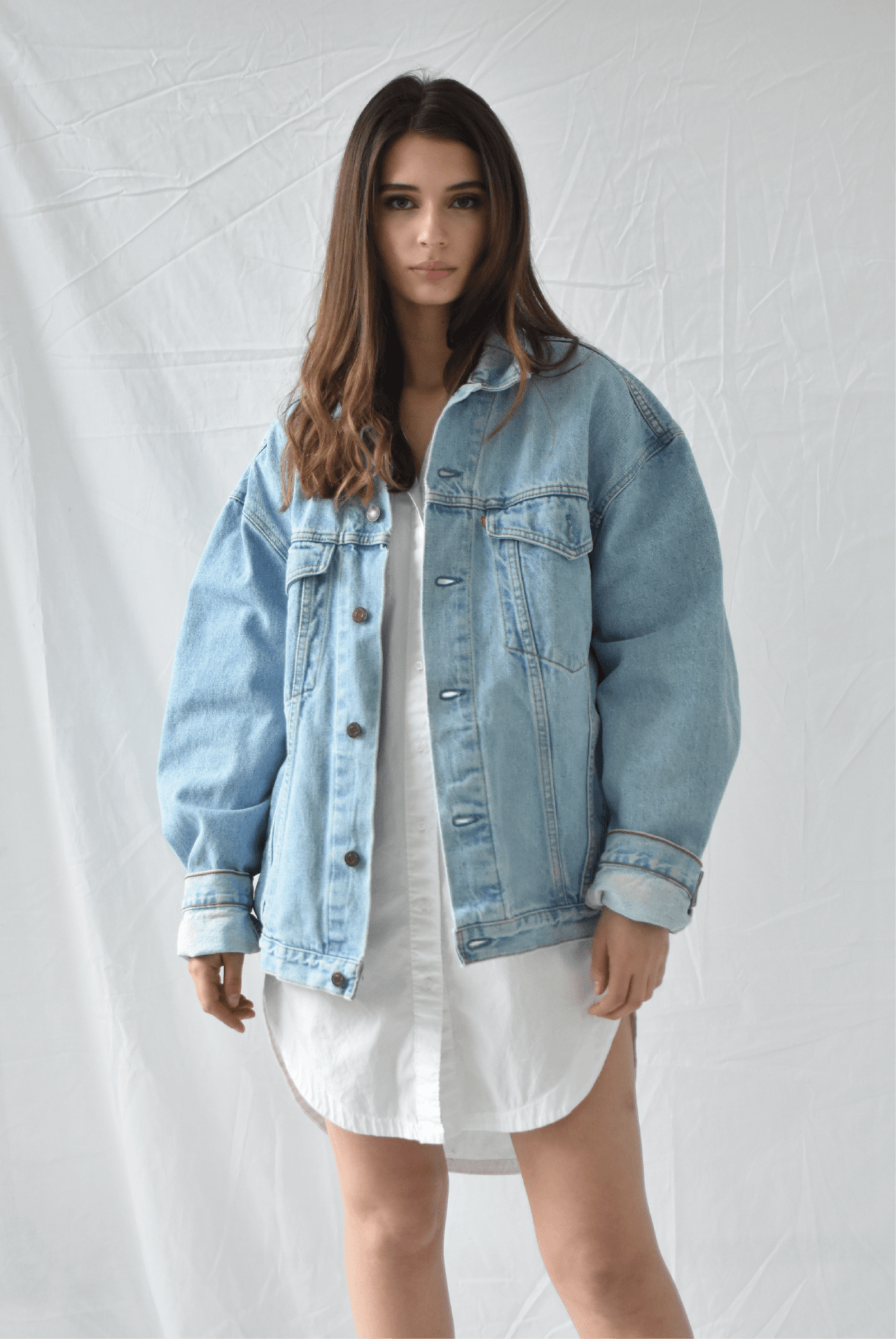 Vintage Denim Jacket - Two Penny Blue