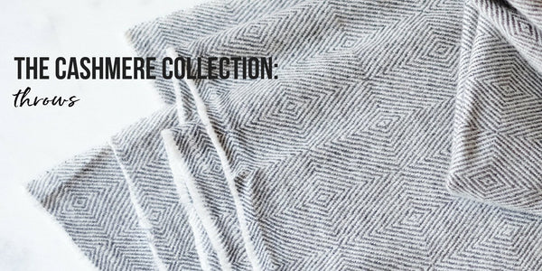 Cashmere Throws | Two Penny Blue