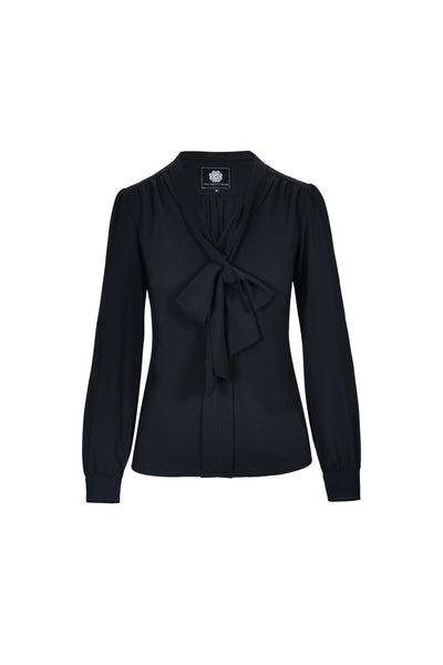 Charlotte Blouse in Black - Two Penny Blue