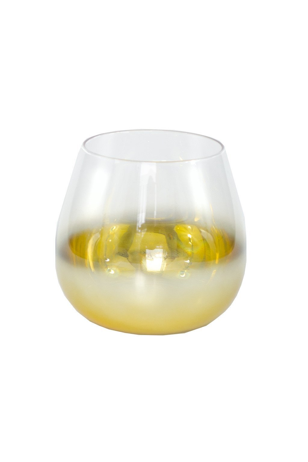 Gold Fade Cocktail Glass - Two Penny Blue
