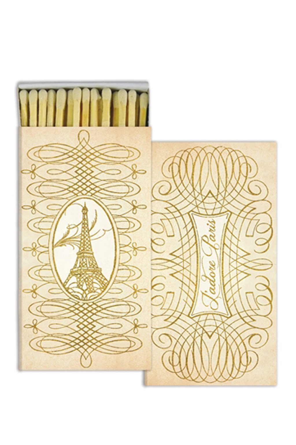 Gold Foil Paris Matches - Two Penny Blue