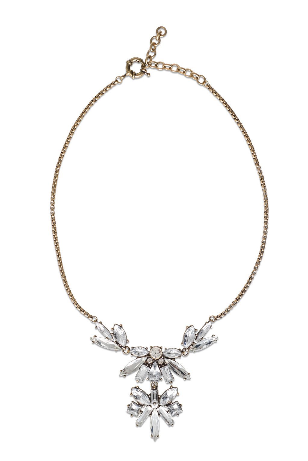 Hepburn Marquise necklace - Two Penny Blue