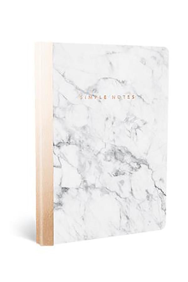 Marble Copper Soft Cover Journal - Two Penny Blue