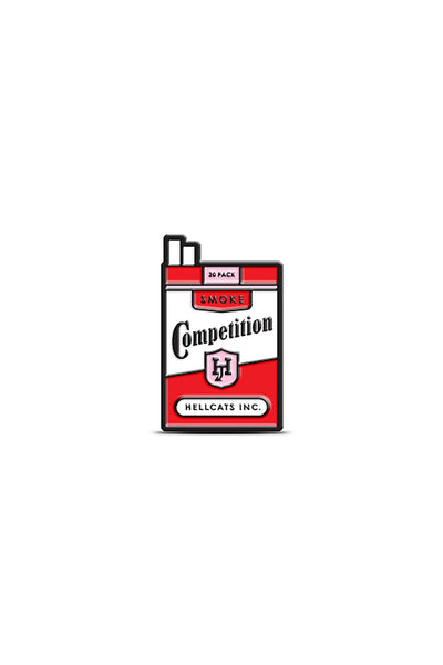 Smoke The Competition Pin - Two Penny Blue