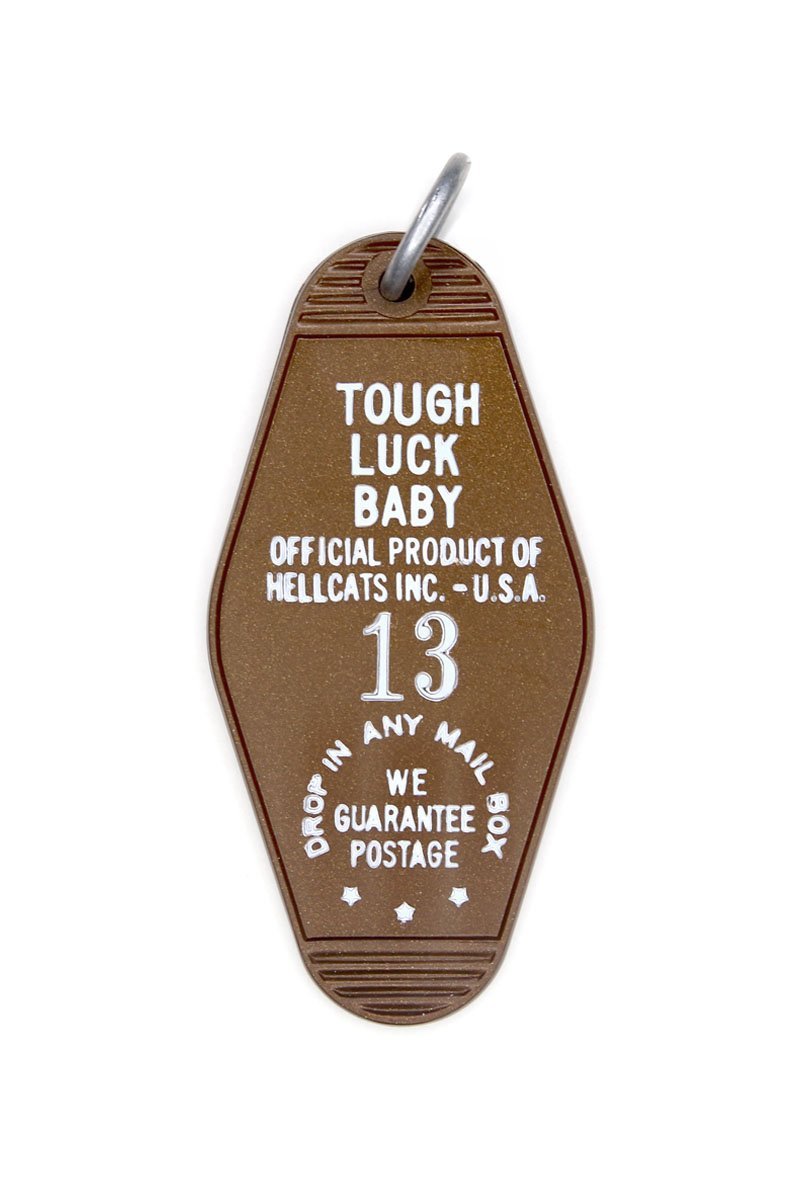 Tough Luck Baby Key Tag - Two Penny Blue